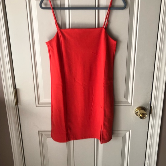 H&M Chic Red Slip Dress SZ XS NWT - Picture 1 of 9